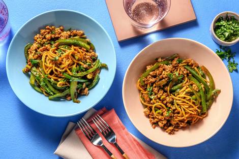 Superfast Thai Inspired Pork Noodles