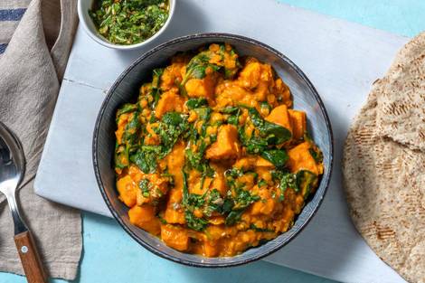 Sweet Potato Coconut Dal