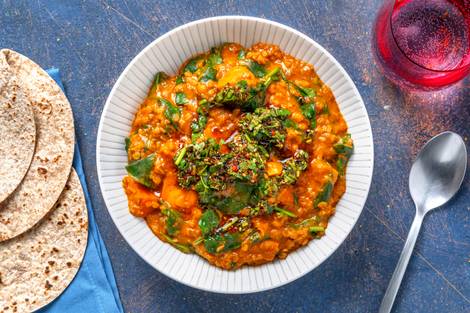 Sweet Potato Coconut Dal