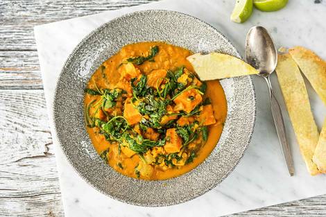 Sweet Potato Coconut Dal
