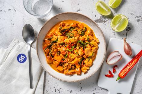 Sweet Potato, Ginger & Garlic Chicken Stew