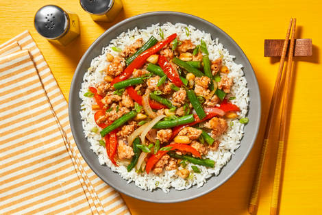 Sweet Sriracha Turkey Stir-Fry