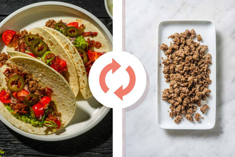 Tacos au bœuf et au bacon façon tex-mex