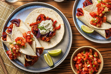 Tacos mit vegetarischem Chili