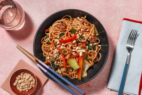 Tahini-Hoisin Turkey Noodles