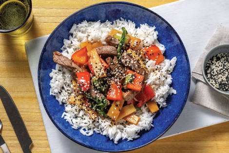 Teriyaki Beef & Veggies