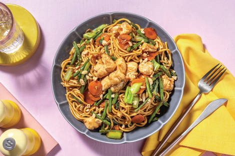 Asian-Style Chicken Noodle Stir-Fry