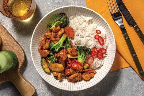 Quick Oyster Sauce Chicken & Veggie Stir-Fry
