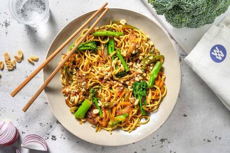 Teriyaki Veggie Noodle Stir-Fry