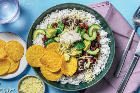Tex-Mex Black Bean Burrito Bowl