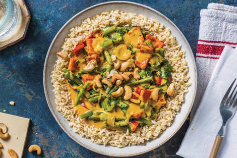 Veggie Thai Yellow Curry & Brown Rice