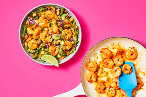 Thai Shrimp with Candied Peanuts