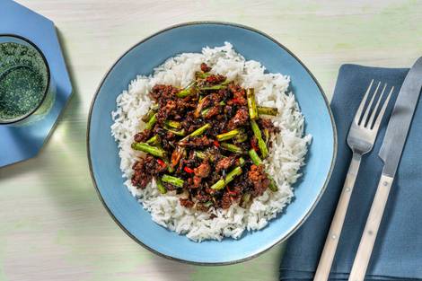 Thai Style Pork Rice Bowl