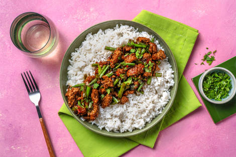 Thai Style Pork Rice Bowl