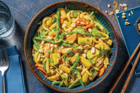 Thai Veggie Curry Noodles