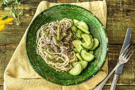 Thailändisches Rindercurry mit Kokosmilch,