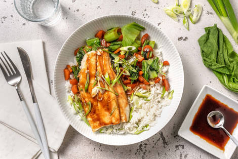 Cal Smart Ginger Miso-Glazed Tilapia