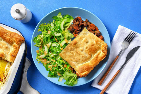 Tourte de viande hachée mixte