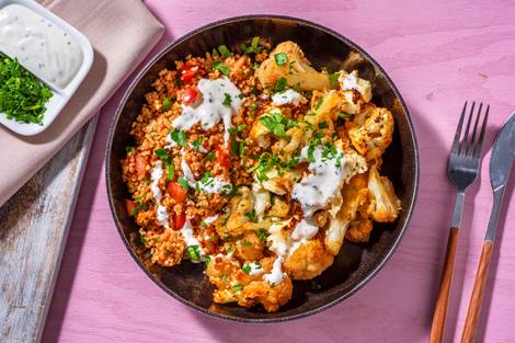 Überbackener Blumenkohl mit Hirtenkäse