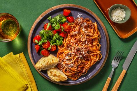 Ultimate Beef and Bacon Spaghetti Bolognese