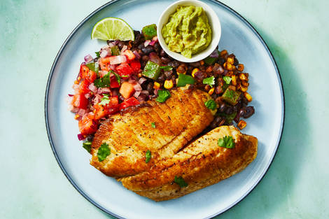 Sheet Pan Mexican Spiced Tilapia
