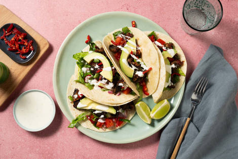 Vegan Carnitas! Pulled Portobello Tacos