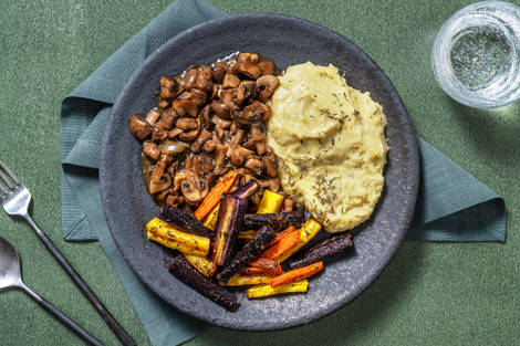 Vegetarisches Maronen-Pilz-Ragout