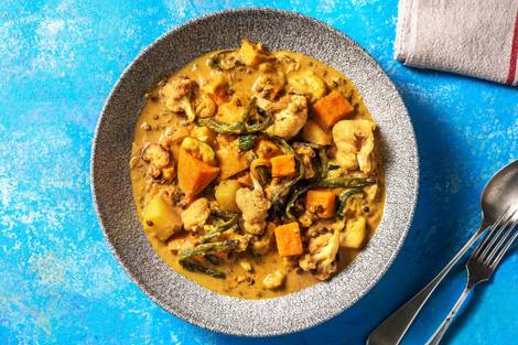 Vegetarisches Massaman-Curry