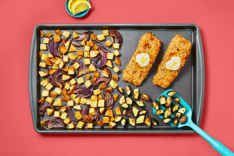 Sheet Pan Walnut-Crusted Salmon
