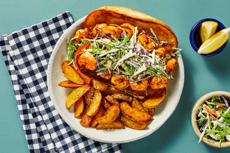 Warm Buttered Shrimp Rolls