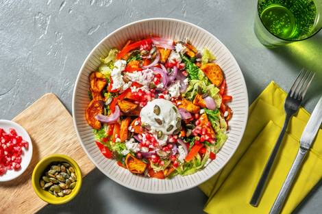 Warmer Wirsing-Süßkartoffel-Salat