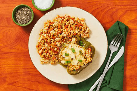 Cajun Chicken & Gouda Stuffed Peppers