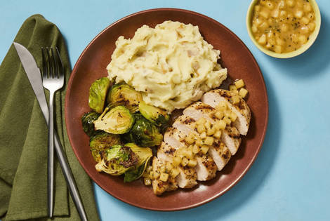 Chicken & Apple Rosemary Pan Sauce