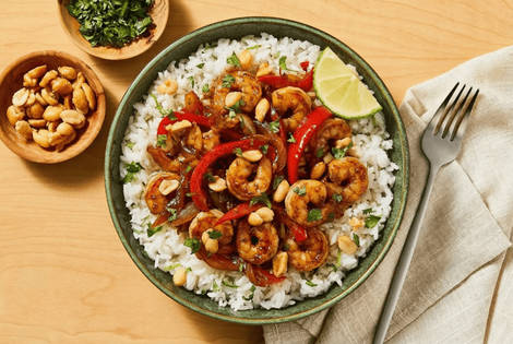 Sweet Chili Shrimp Bowls