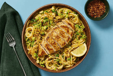 Lemony Linguine & Chicken