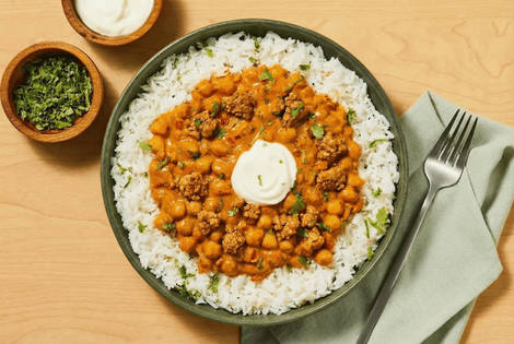 Coconut Curry Turkey with Chickpeas 