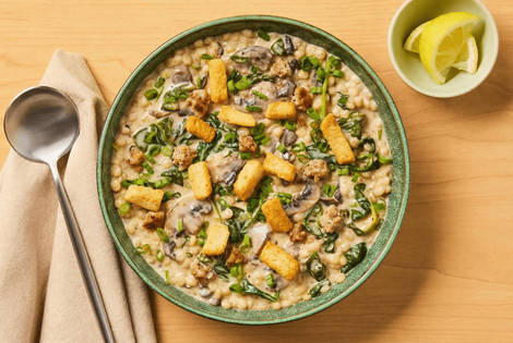 Creamy Chicken Sausage & Mushroom Chowder 