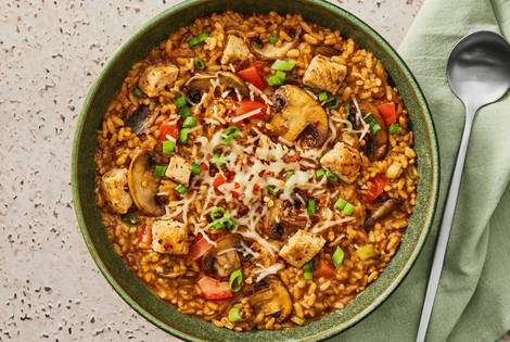 Sun-Dried Tomato & Chicken Risotto