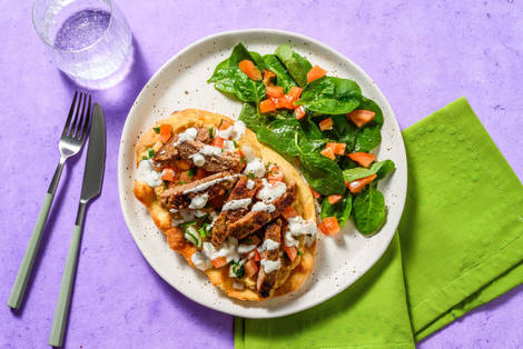 Wraps de dinde façon shawarma