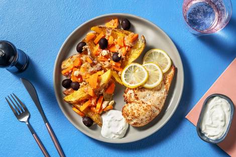 Würziges Zitronen-Hähnchen mit Gemüse