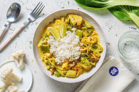 Yellow Thai Style Veggie Curry