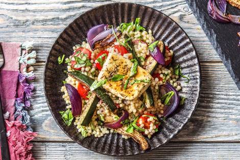 Za'atar-Crusted Grilling Cheese