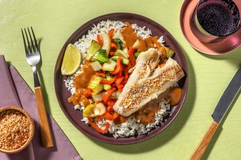 Zartes Kokos-Fischfilet