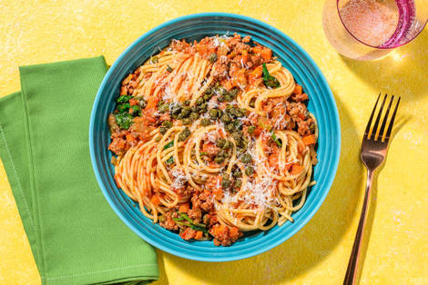 Zesty Ground Turkey Tomato Pasta
