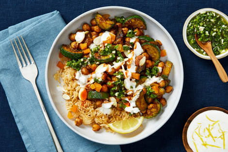 Zucchini & Chickpea Tagine