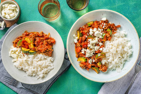 Zucchini-Hackfleisch-Pfanne