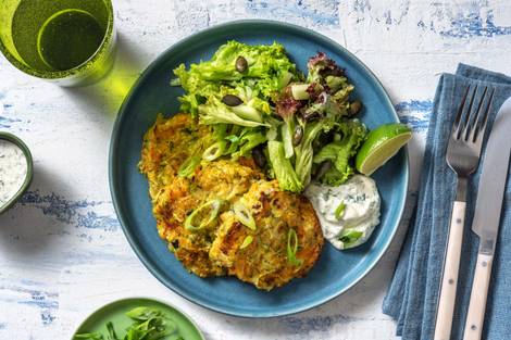 Zucchini-Käse-Puffer