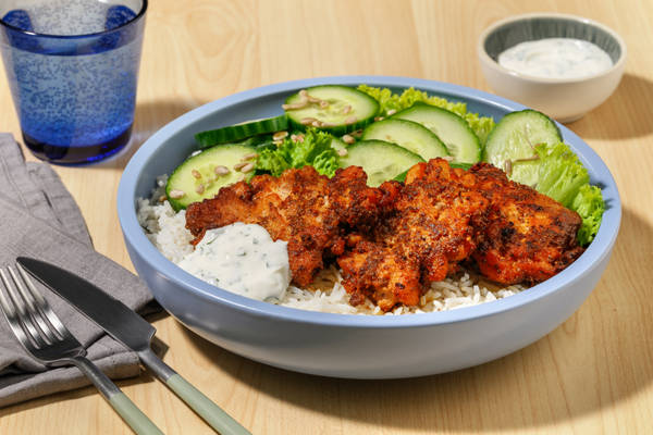 Harissakrydrede fiskefrikadeller