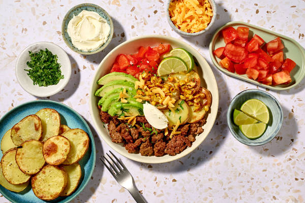 Mexicansk oksekødsbowl