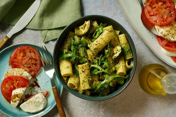Pesto-zucchinipasta